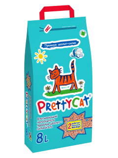 Наполнитель впитывающий Prettycat Premium премиум цеолит + силикагель с ароматом МОРСКОЙ БРИЗ
